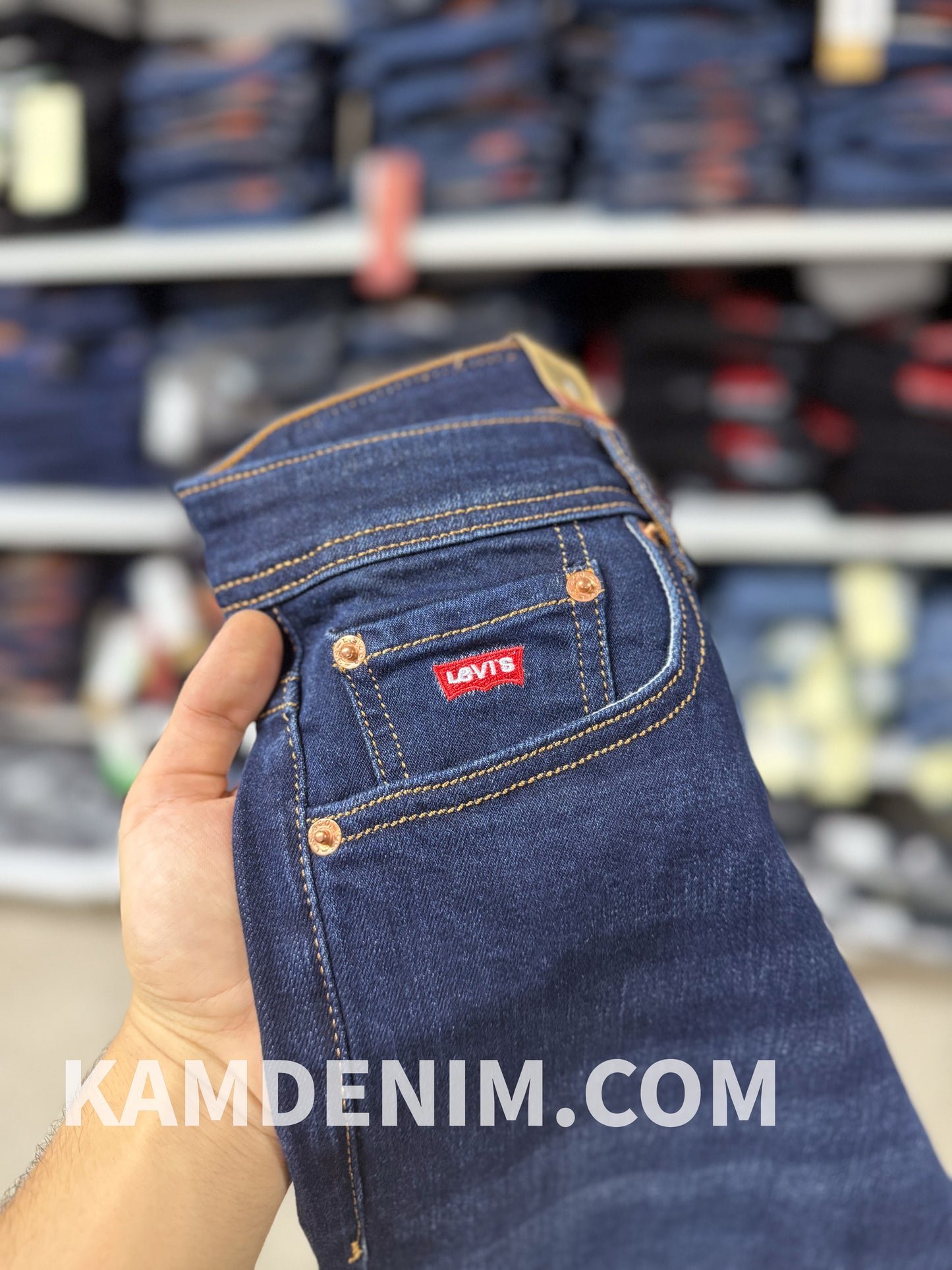 Jeans LVS Bleu Petrol 4031 coupe normale