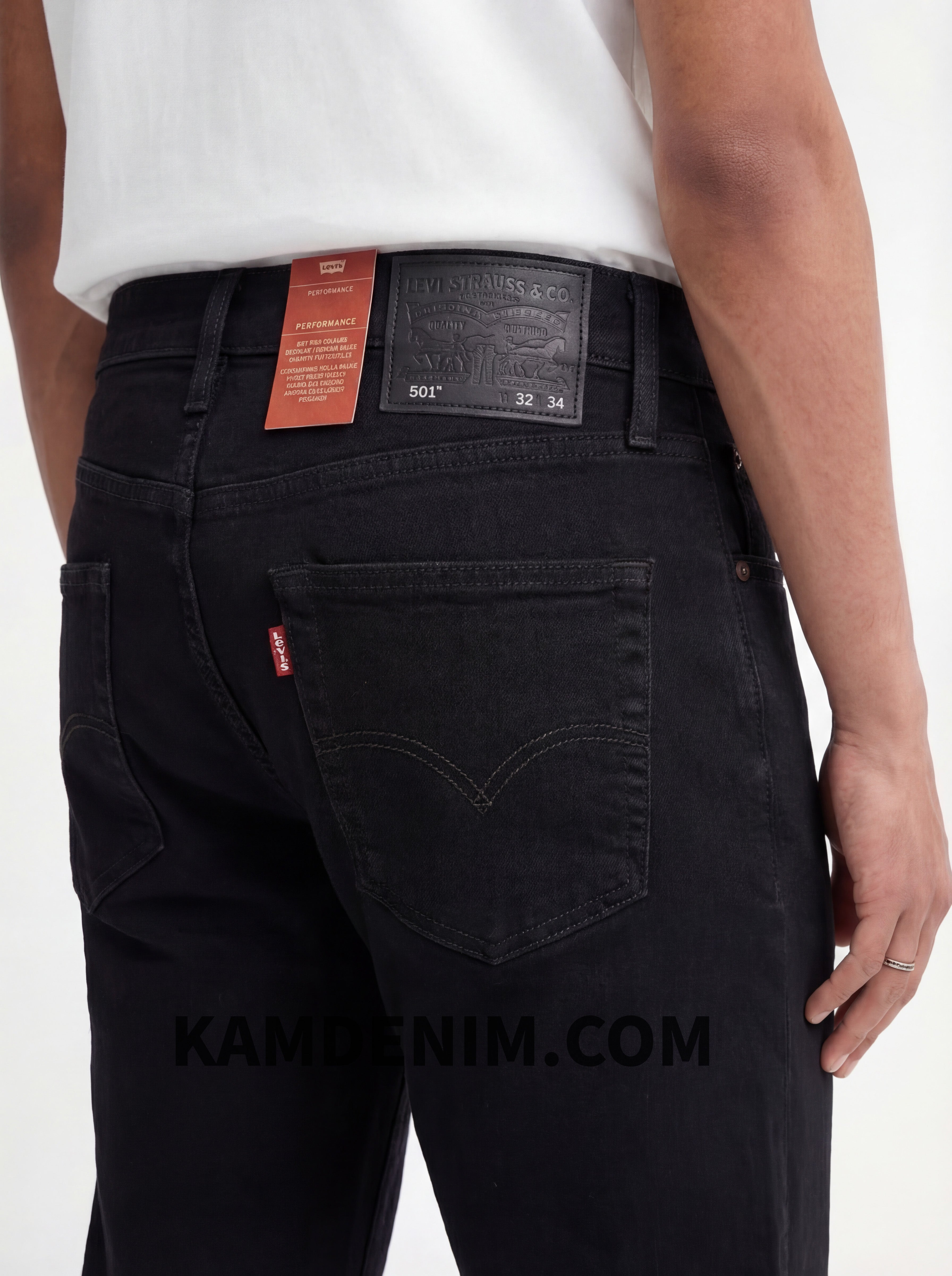 Jeans LVS Full Black - Coupe Normale