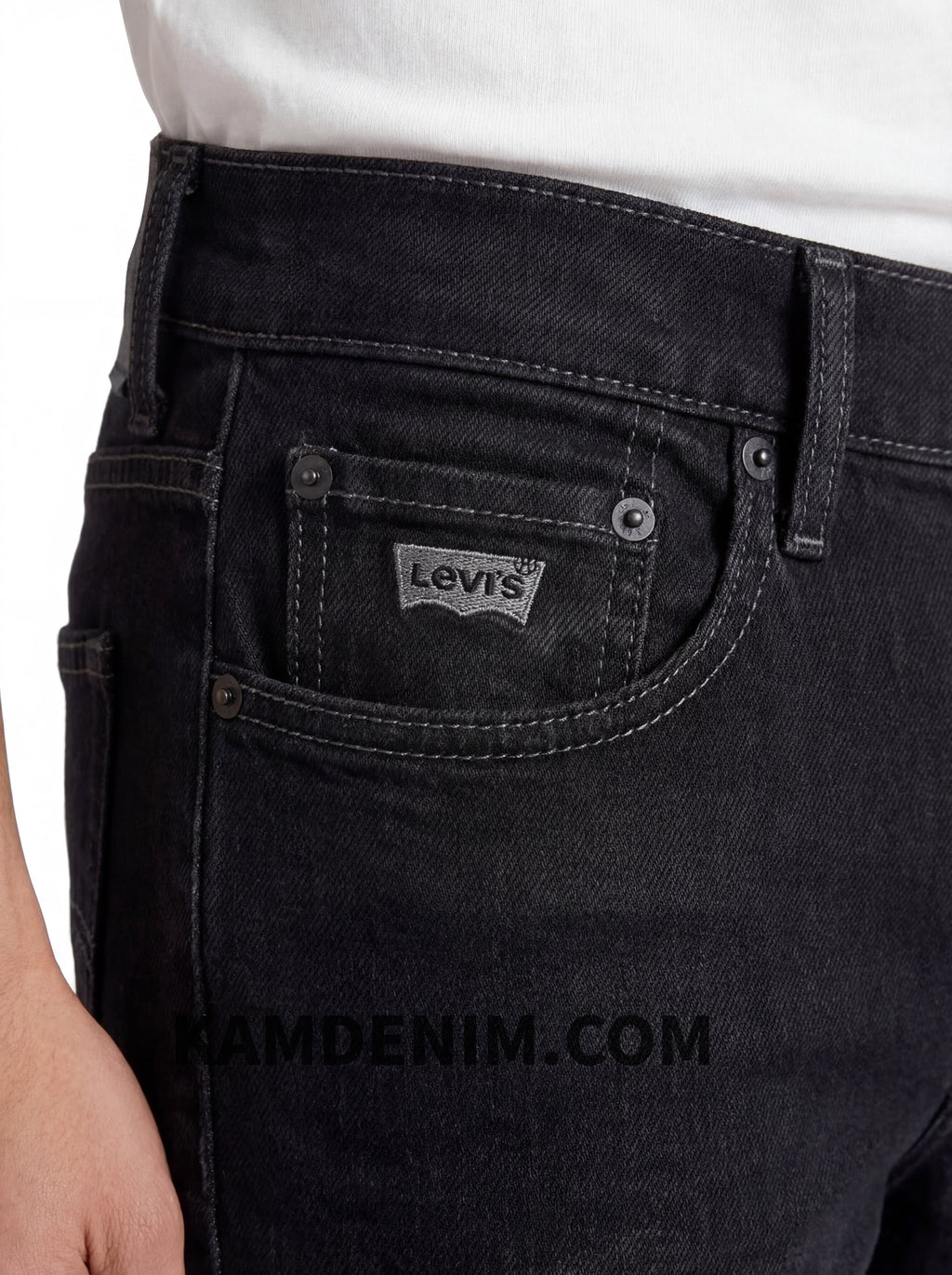 Jeans LVS Full Black - Coupe Normale