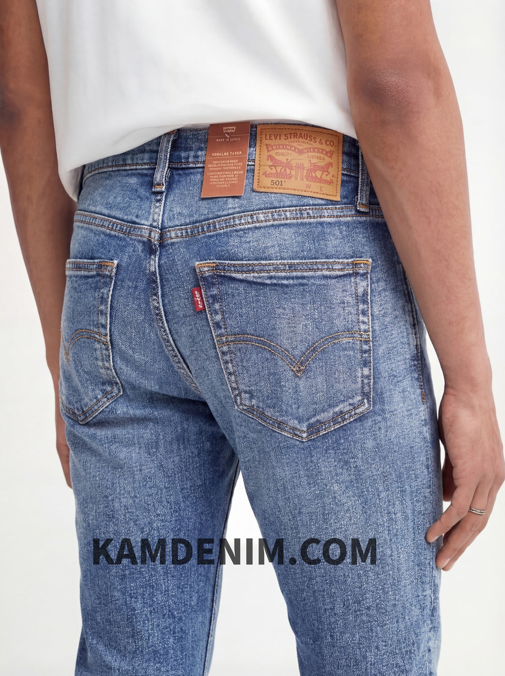 Jeans LVS Bleu Délaver - Coupe Normale