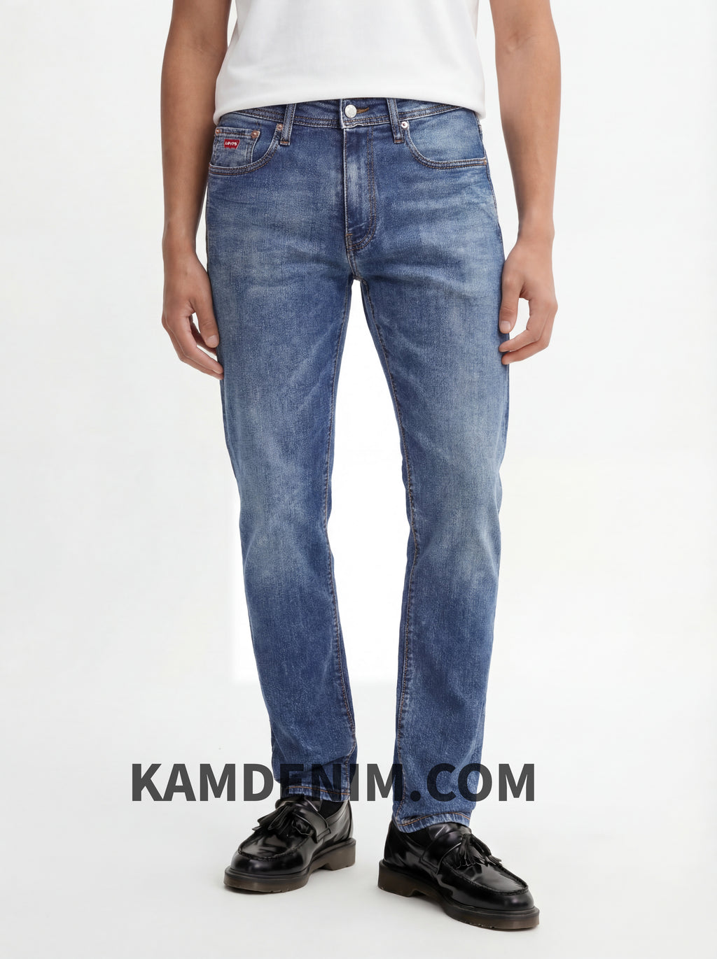 Jeans LVS Bleu Délaver - Coupe Normale