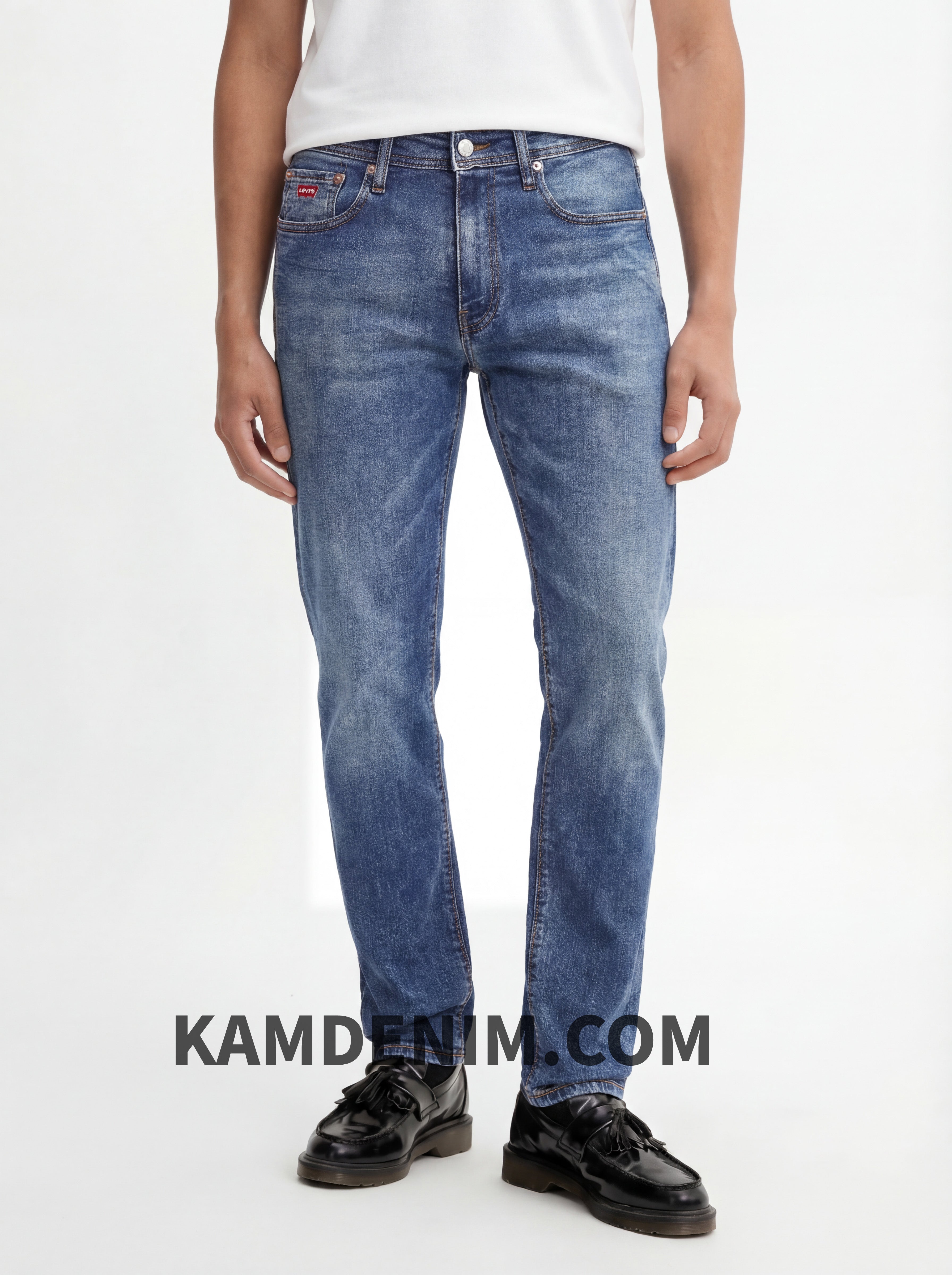 Jeans LVS Bleu Délaver - Coupe Normale