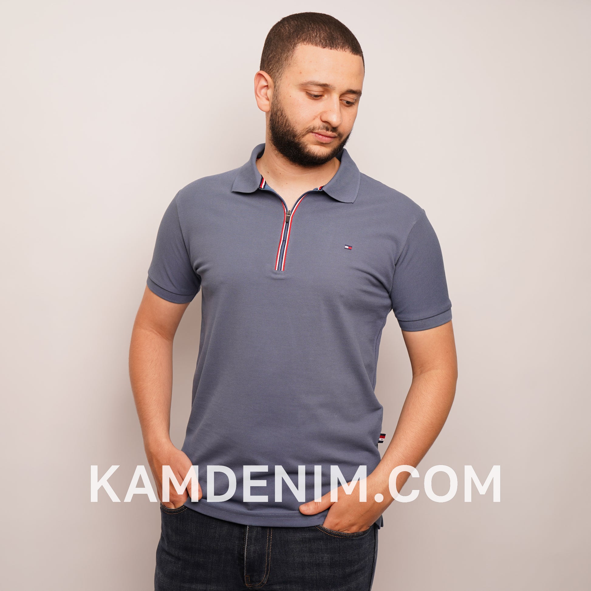 Polo Classique TM Zippé 100% Coton 9003