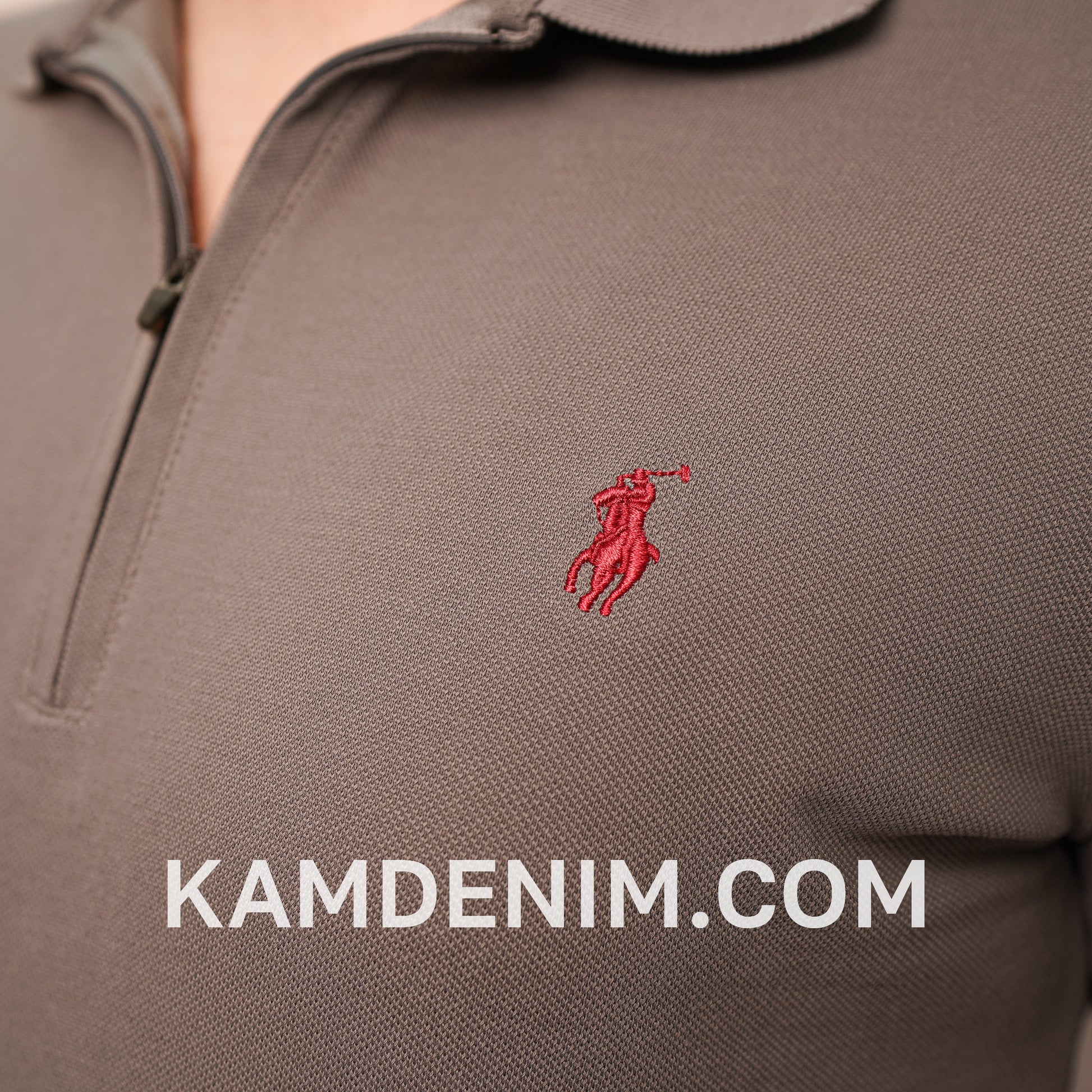 Polo Classique RL Zippé 100% Coton 9004