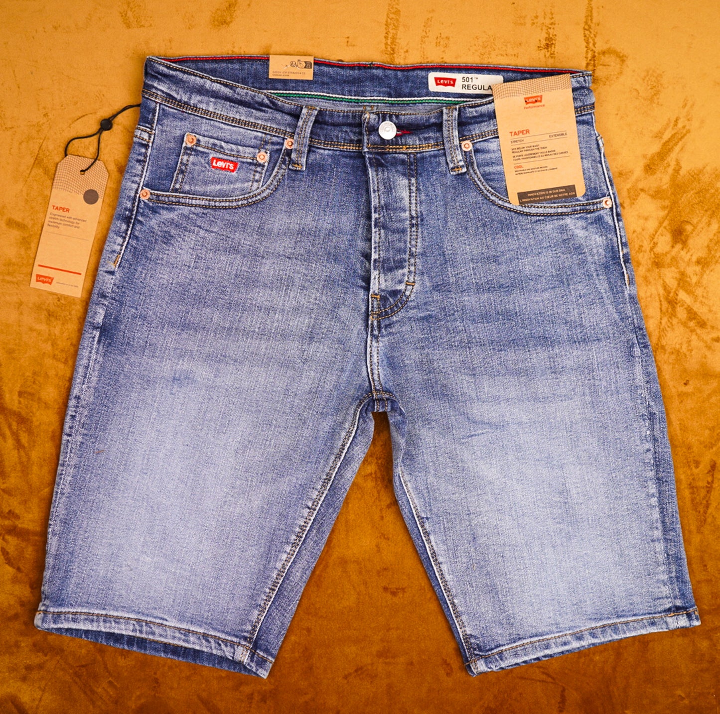 Short Jeans LVS Bleu Ciel DLV 4063