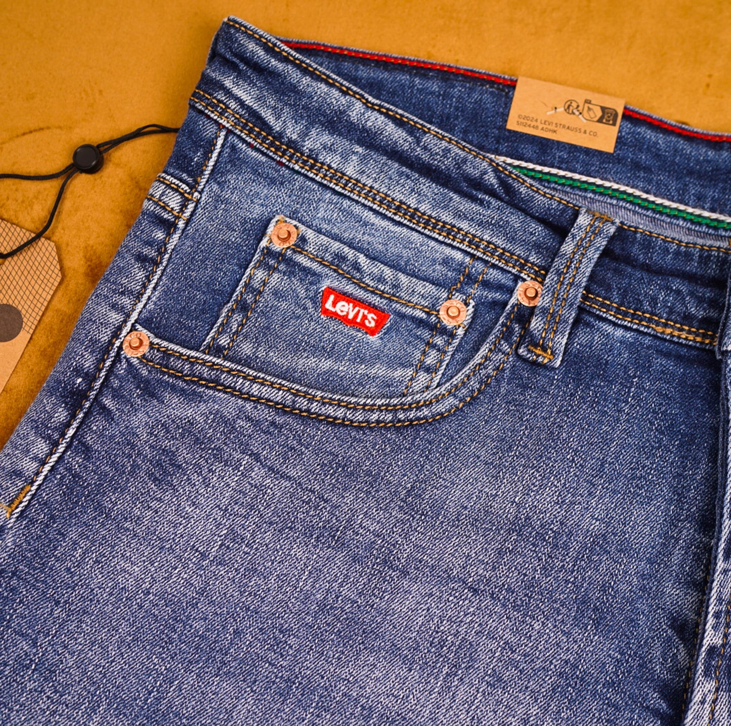 Short Jeans LVS Bleu Ciel DLV 4063