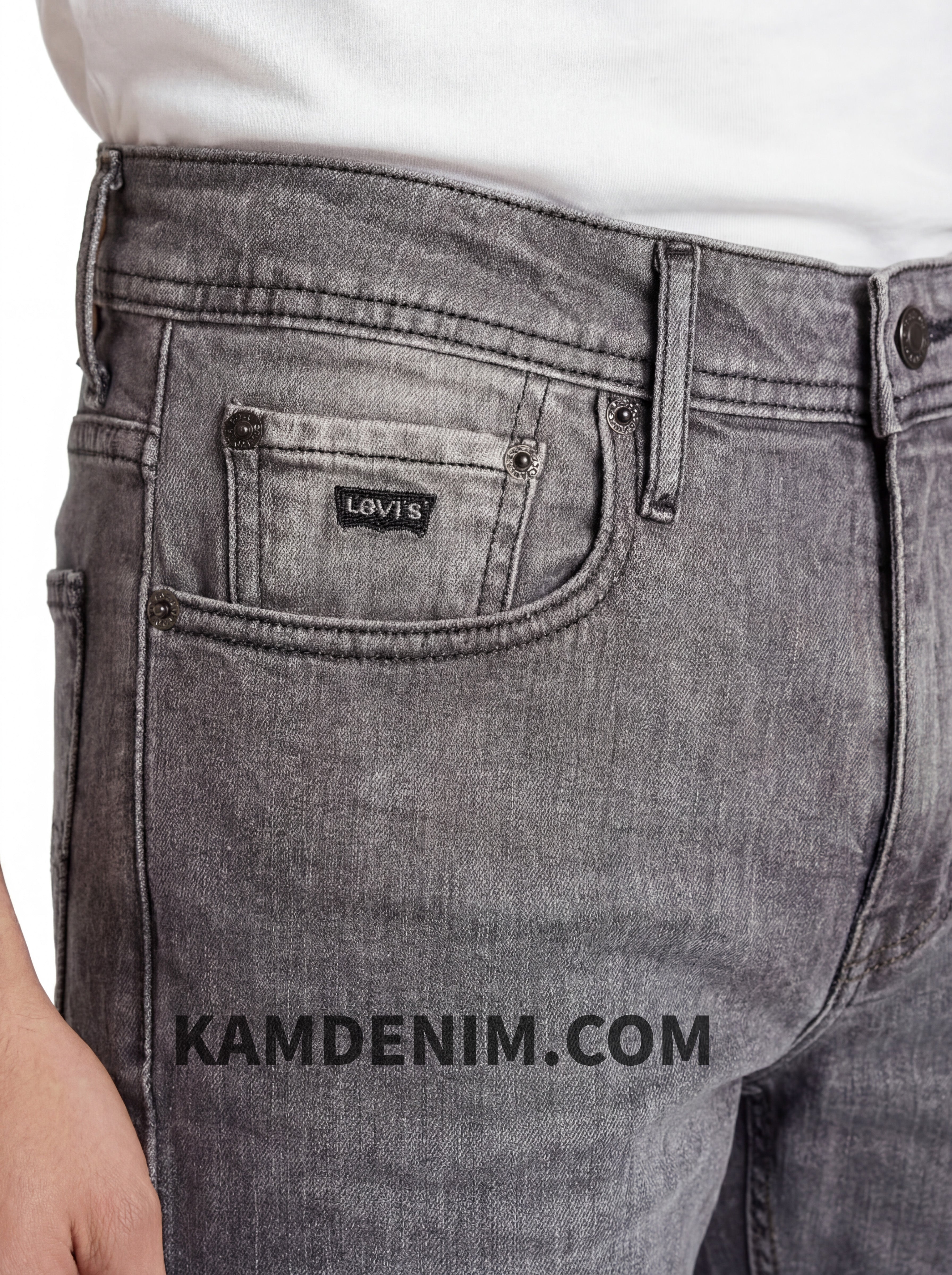 Jeans LVS Gris Denim - Coupe Normale