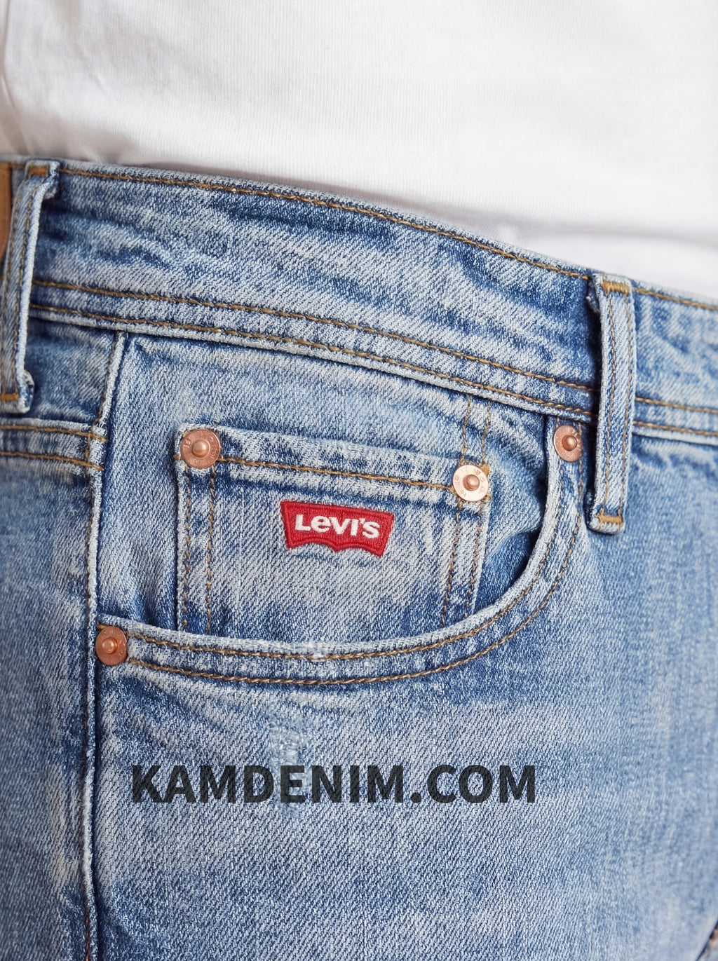 Jeans LVS Bleu Délaver - Coupe Normale