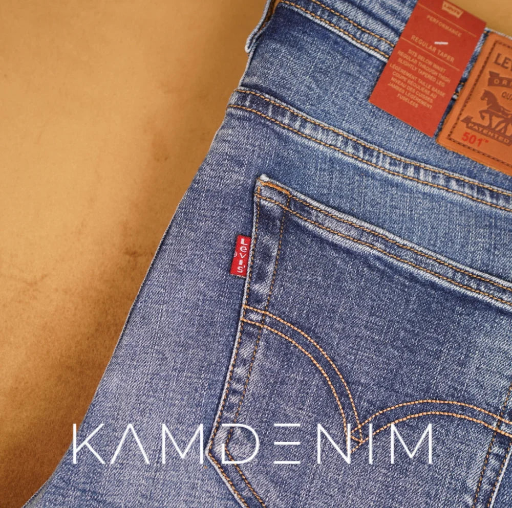 Jeans Lvs 4030 Bleu Ciel Délaver Coupe Normale