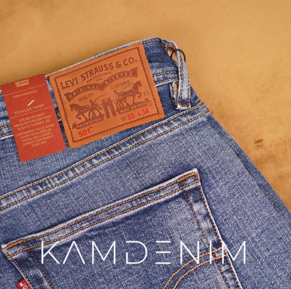Jeans Lvs 4030 Bleu Ciel Délaver Coupe Normale