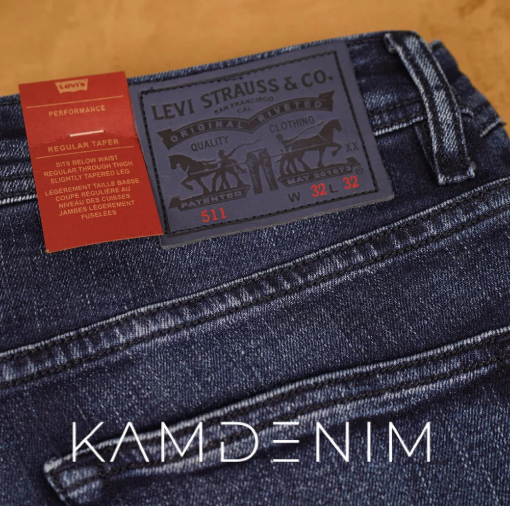 Jeans Lvs Bleu Petrol 4061