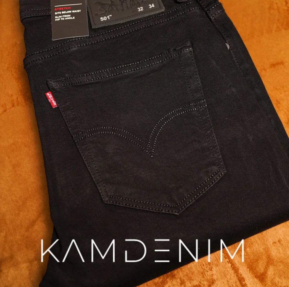 Jeans Lvs Full Black 4090 Coupe Normale