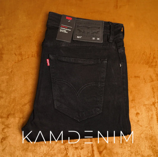 Jeans Lvs Full Black 4090 Coupe Normale