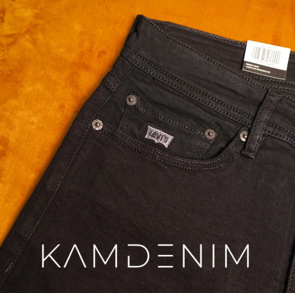 Jeans Lvs Full Black 4090 Coupe Normale