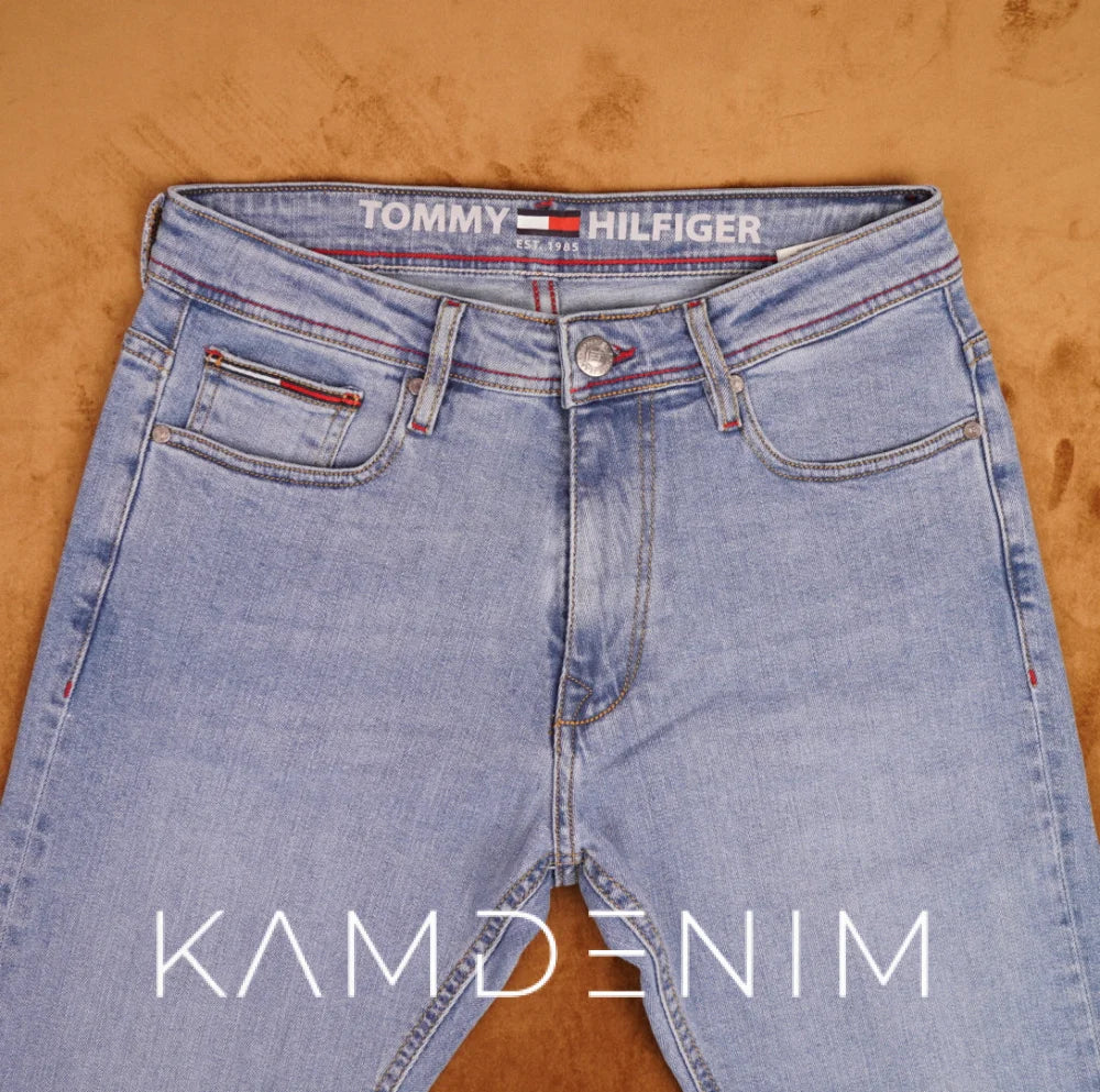 Jeans Tm Bleu Ciel Délaver 4052 Coupe Slim