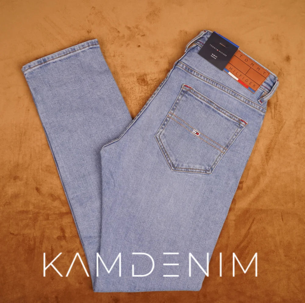 Jeans Tm Bleu Ciel Délaver 4052 Coupe Slim