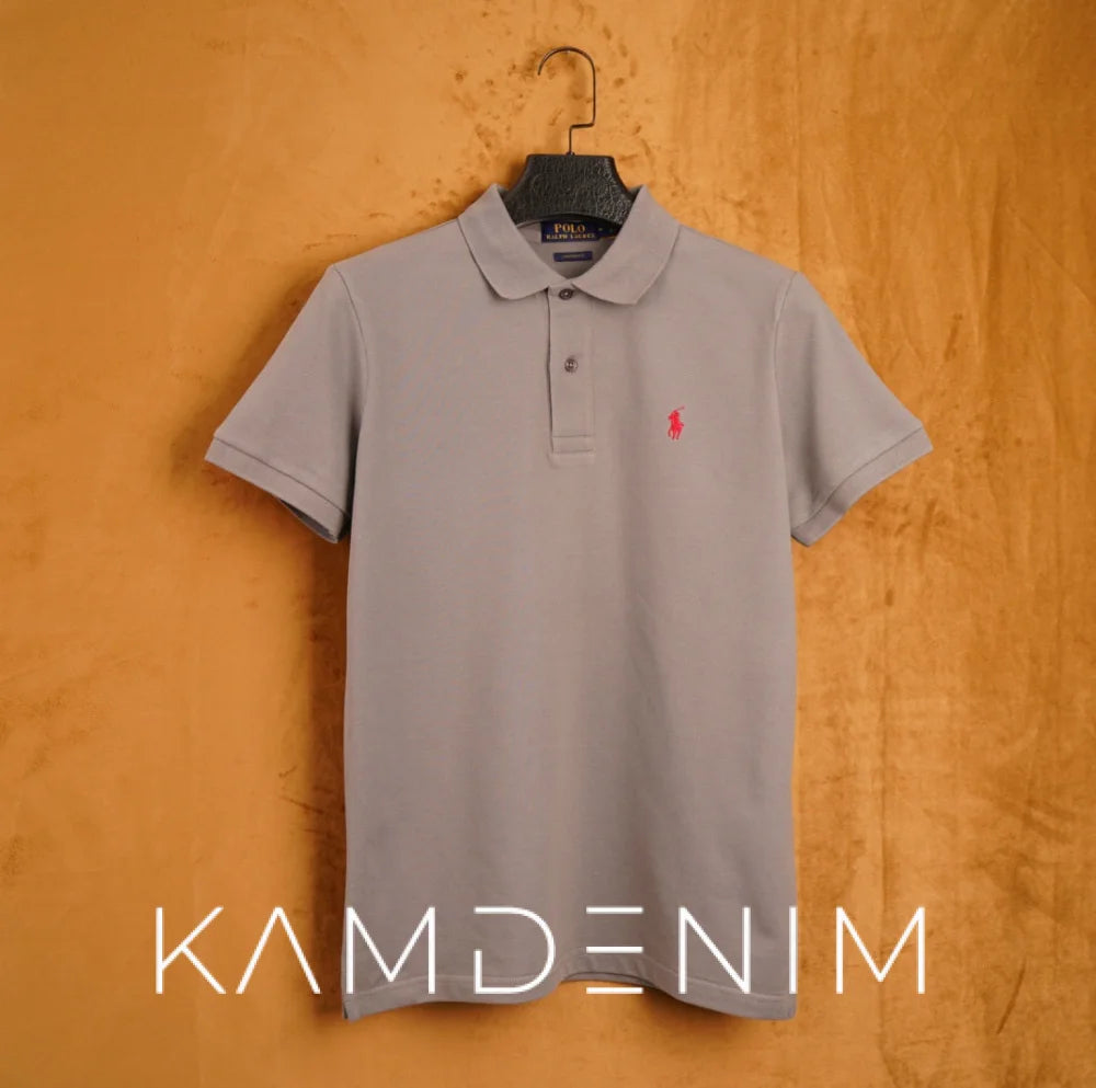 Polo Rl 1014 Piqué 100% Coton S / Gris