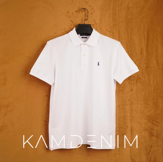 Polo Rl 1014 Piqué 100% Coton S / Blanc