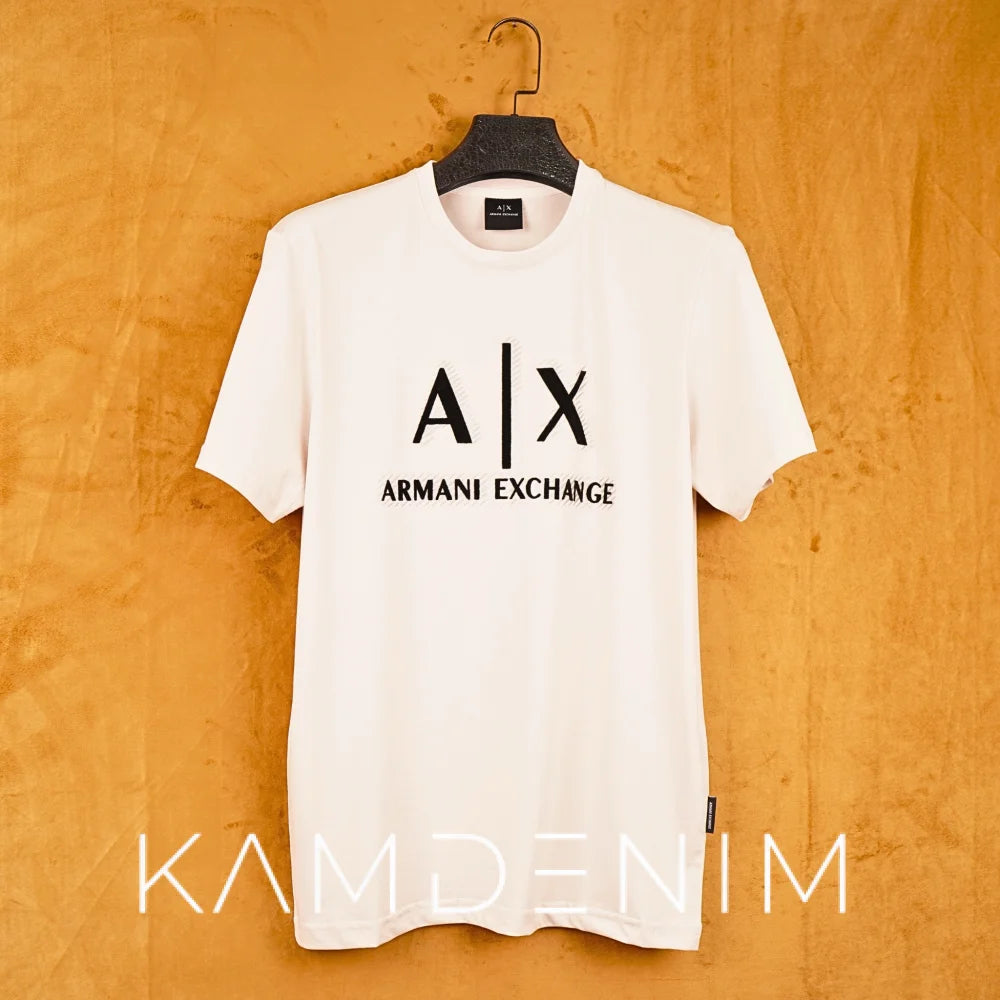 T-Shirt 100% Coton Ax 1004 S / Blanc