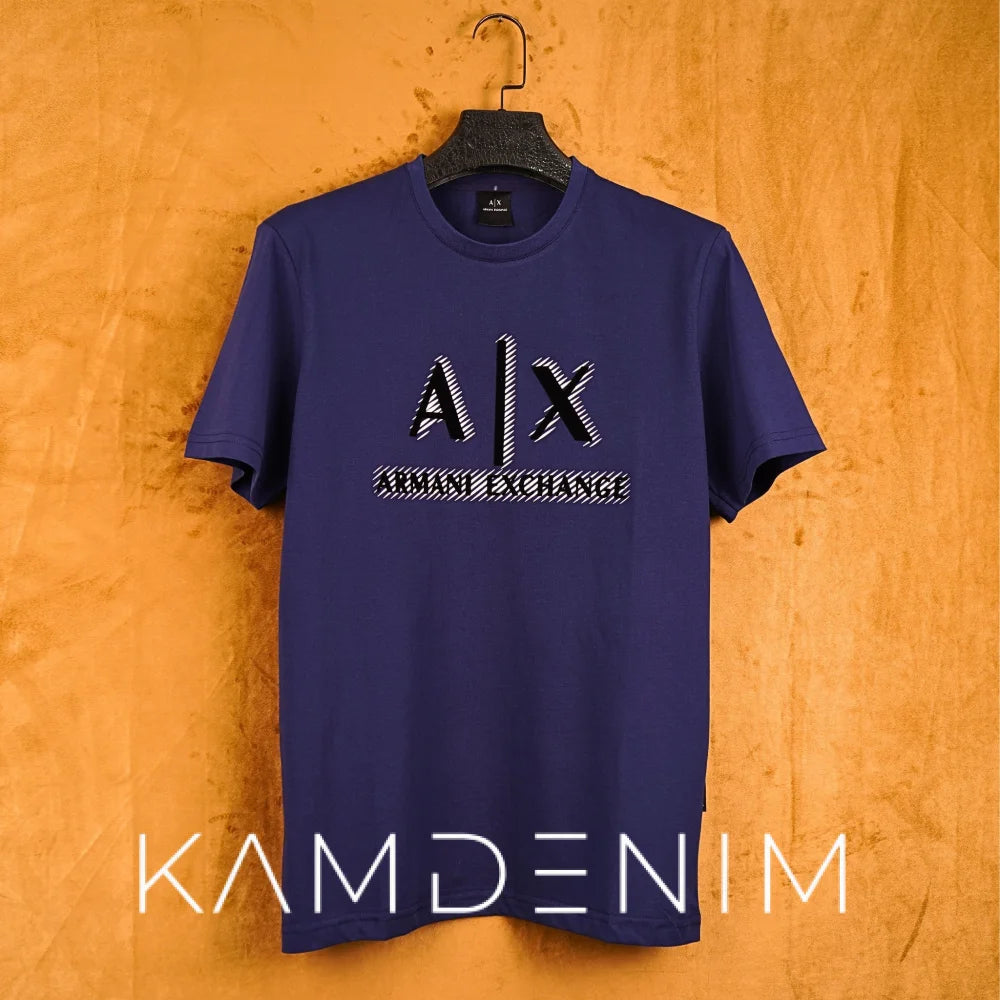 T-Shirt 100% Coton Ax 1004 S / Indigo