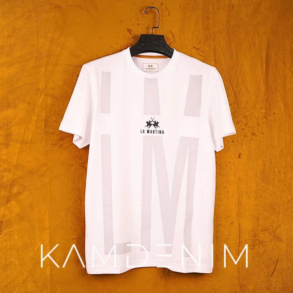 T-Shirt 100% Coton Lm 1005 S / Blanc