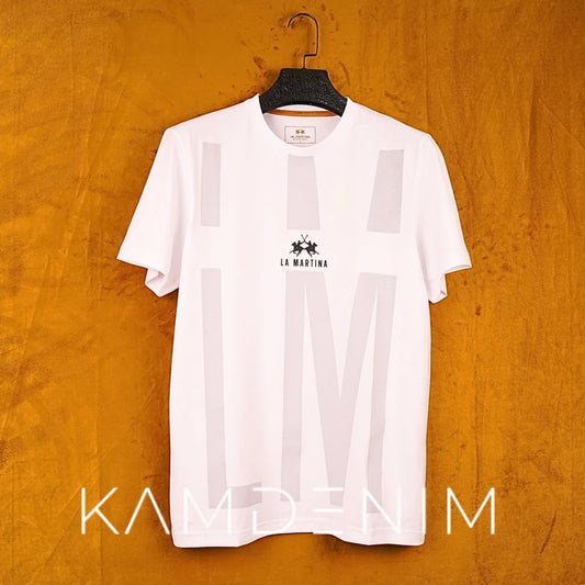 T-Shirt 100% Coton Lm 1005 S / Blanc