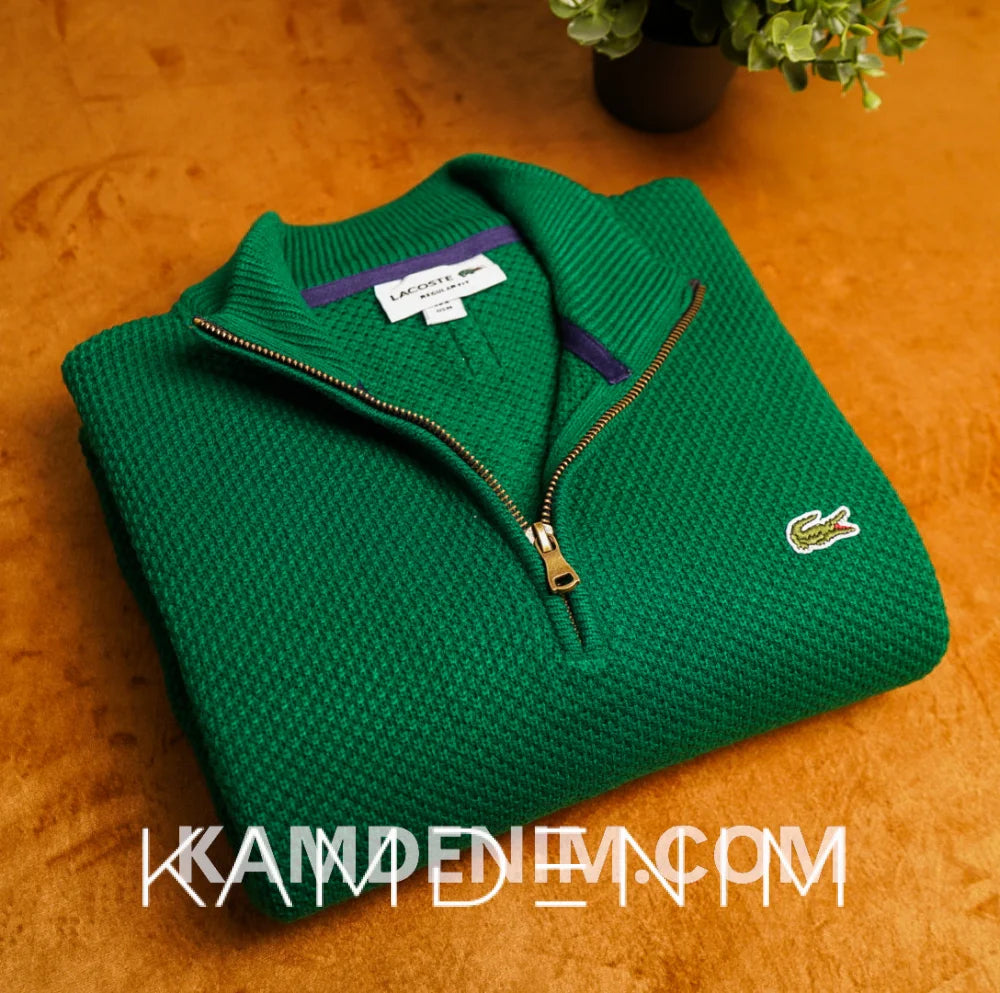 Tricot Lct 2008 Semi Zipper S / Vert Militaire