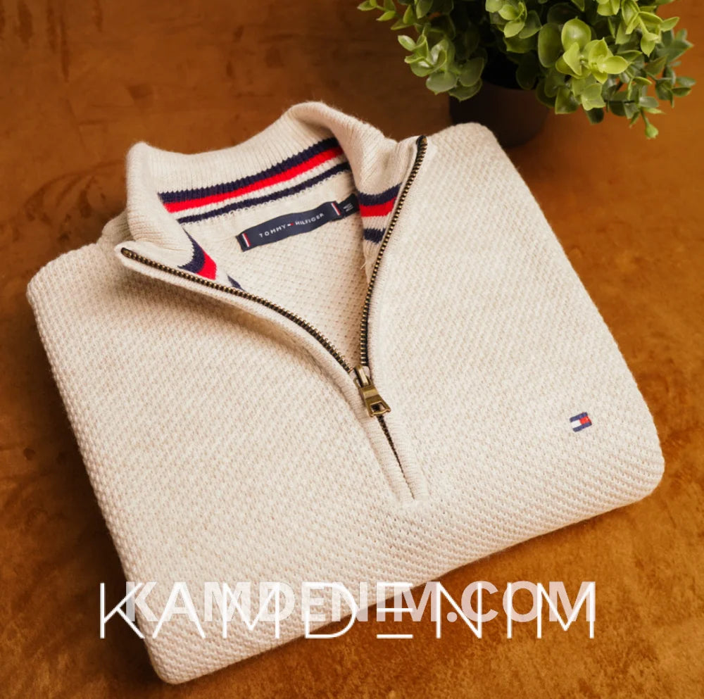 Tricot Tm 2006 Semi Zipper S / Beige