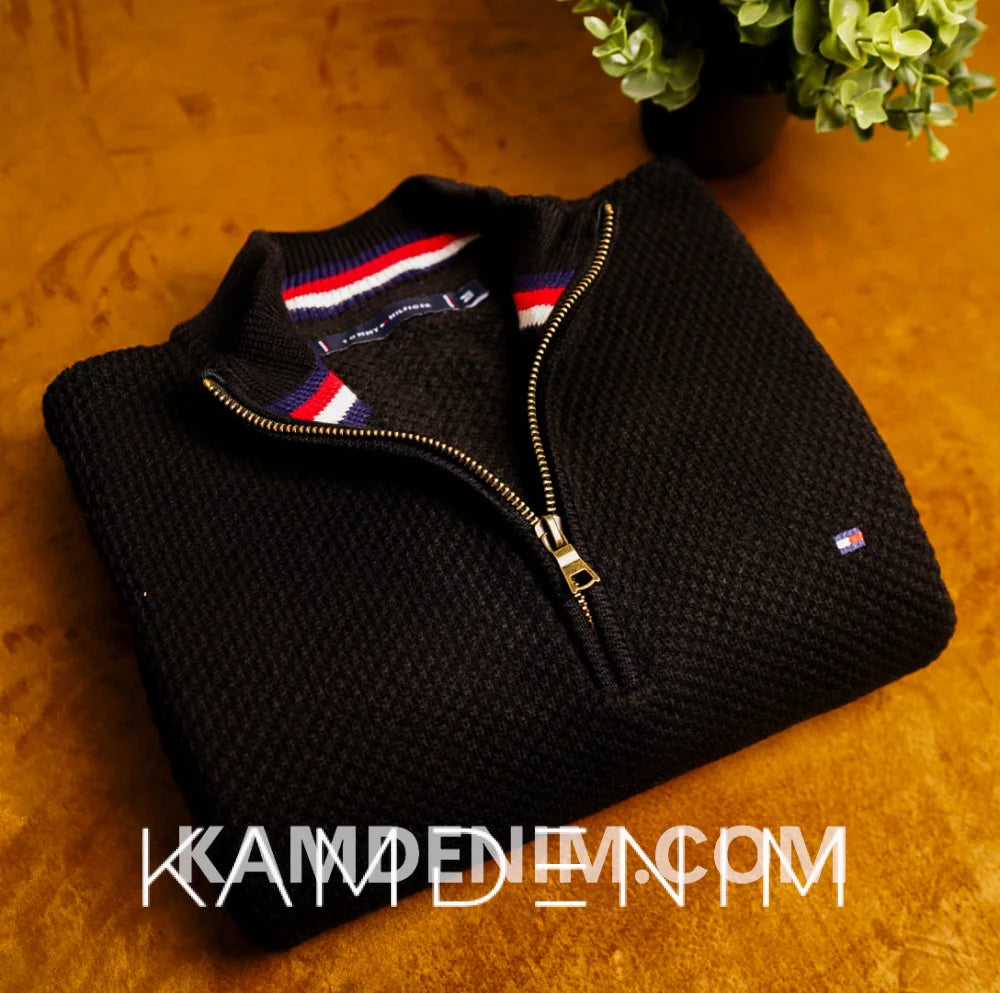 Tricot Tm 2006 Semi Zipper S / Noir